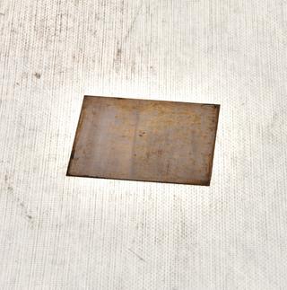 Daguerreotype camera plate