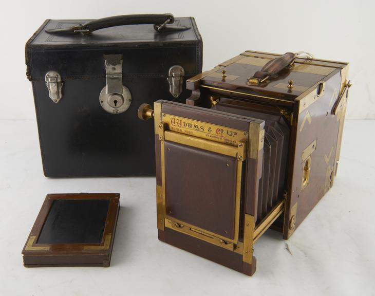 Minex Tropical Model Camera, Case and One Darkslide.