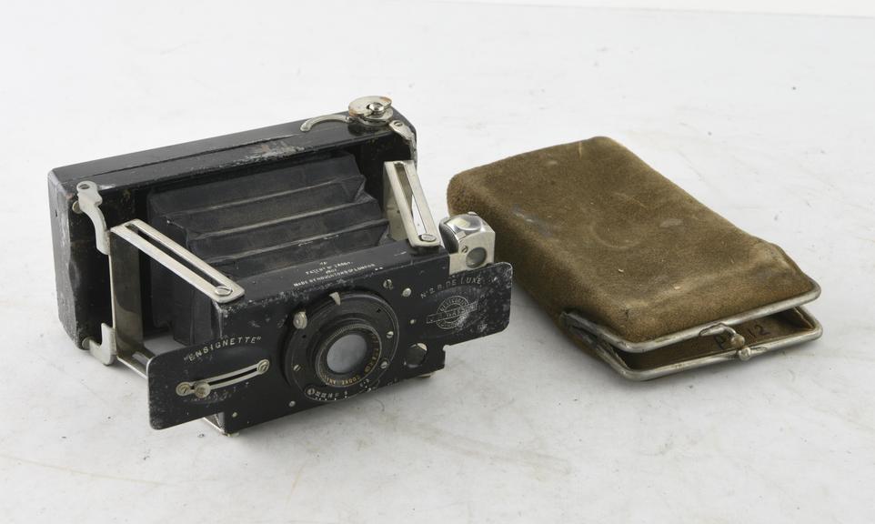 Ensignette de Luxe collapsible bellows camera, c 1920