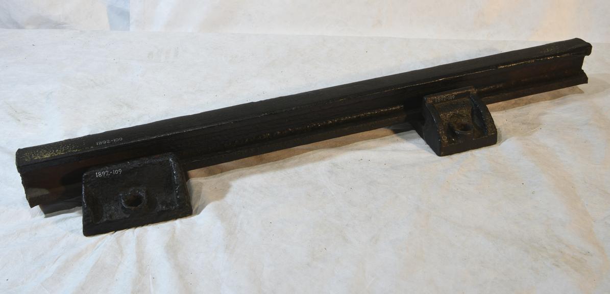 Flat Footed Rail with Two Chairs and Two Keys, 1840