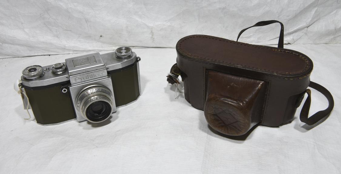 Praktica Camera in Ever Ready Case with Tessar Lens