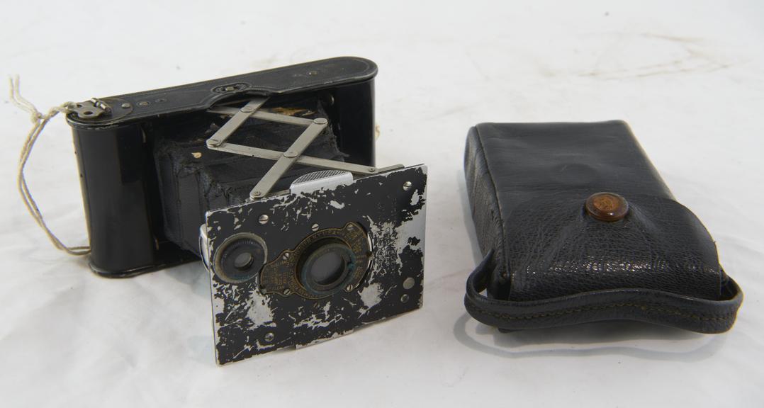 Vest pocket Kodak and Case.