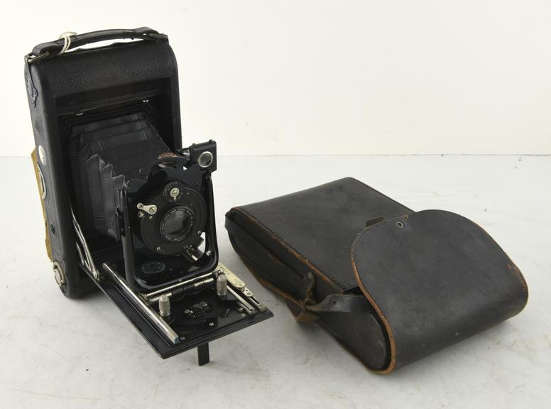 Ensign Carbine folding bellows camera, c 1924