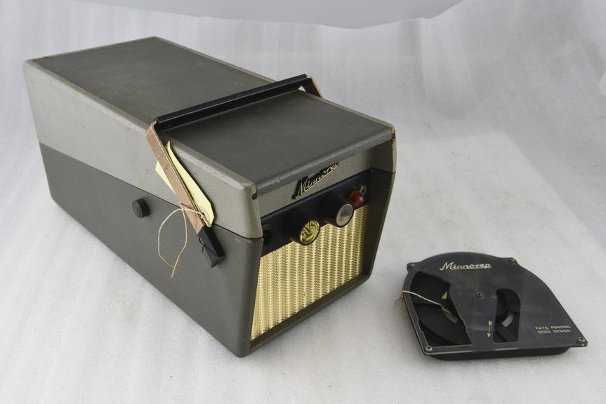 Newman and Guardia Minnorep 8mm Sound Loop Projector. Portable projector