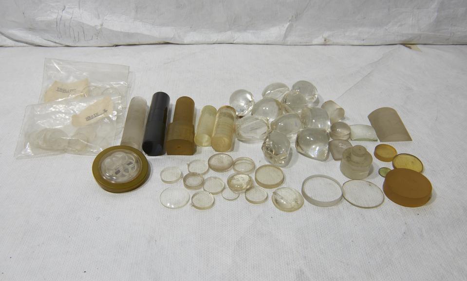 Resins used in Early Plastic Lens Experiments