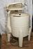 White Cylindrical Servis Washing Machine with Internal Motor