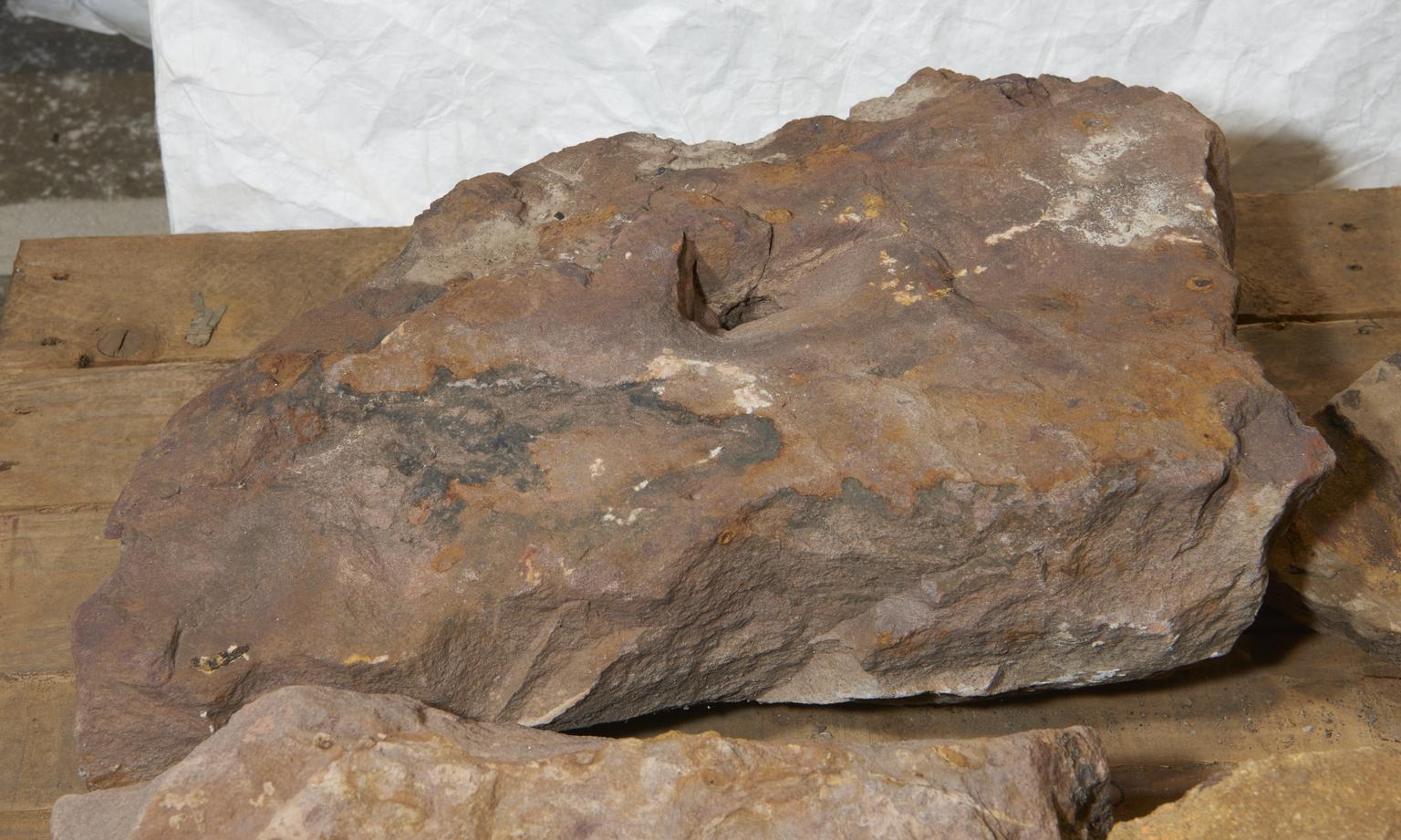 Foundry Rocks Sandstone Rock from Pollard Street Archaeological Excavations of Peel ...