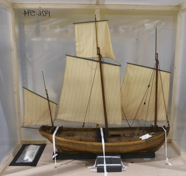 Model of a Yorkshire Lugger