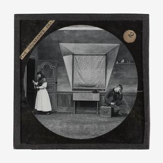 Slide 2 from magic lantern slide set 'The Drunkard's Death'