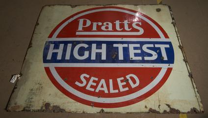 Enamel Petrol Sign