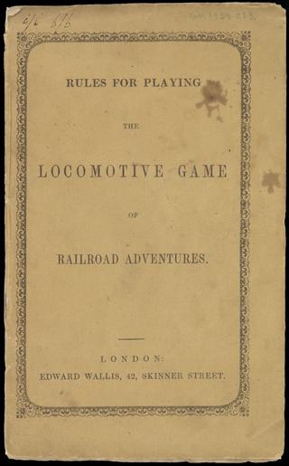 rules for playing The Locomotive Game of RailRoad Adventures