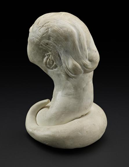 Model head of 'The Reptile'