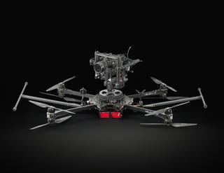 Octocopter drone with RED camera