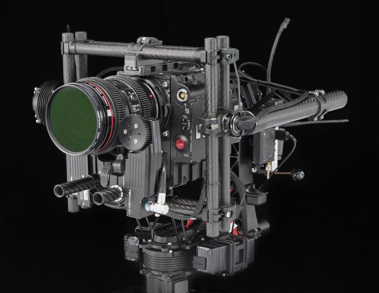 Octocopter drone with RED camera