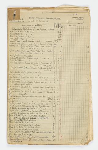 Amended drawing lists for Class 9 2-10-0 engines