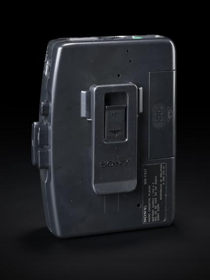 'Walkman' personal cassette player made by the Sony Corporation