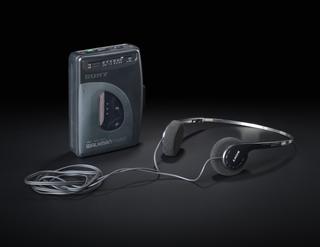 'Walkman' personal cassette player and headphones