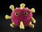 COVID-19 virus soft toy