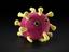 COVID-19 virus soft toy