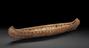 Model of a birch bark canoe from North America