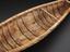 Model of a birch bark canoe from North America