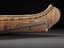 Model of a birch bark canoe from North America