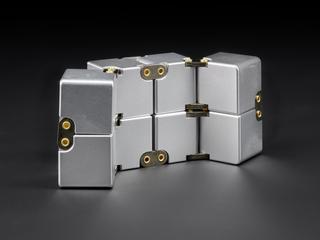 Silver infinity cube fidget toy