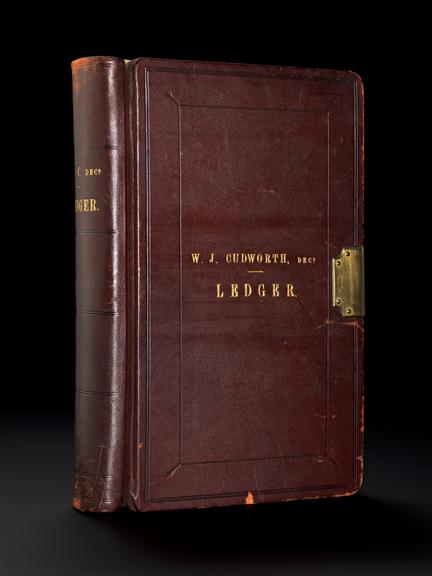 Volume titled 'W J Cudworth Decd. Ledger'