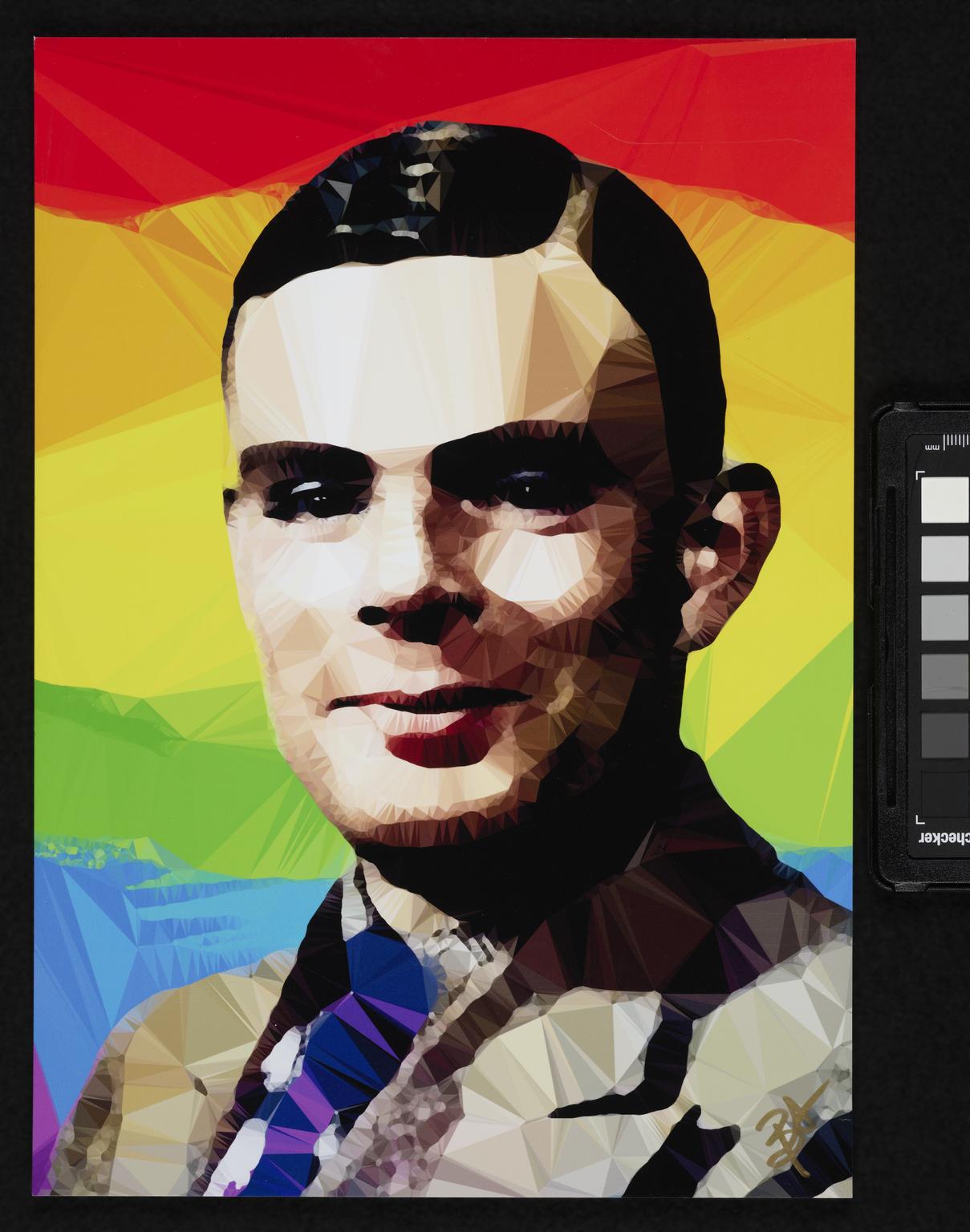 Alan Turing (II), by Baiba Auria | Science Museum Group Collection