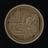 Circular bronze medal