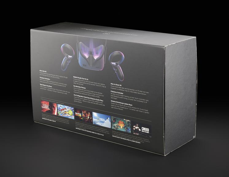 Meta Oculus Quest box, packaging and manuals