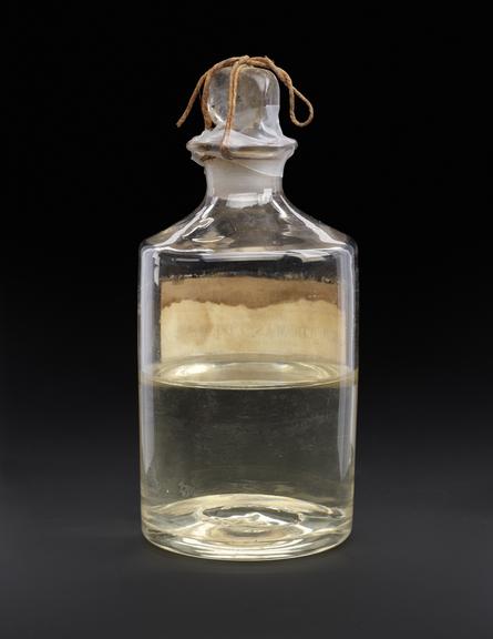 Bottle of acetic acid