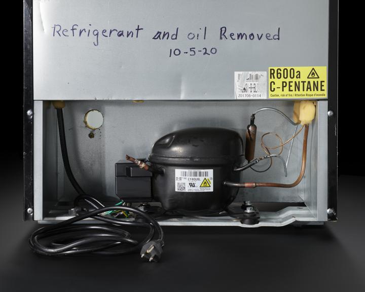 Fridge used in Conjunction with Mechanical Tree Prototype, 2017.