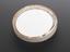 Six and a half inch concave mirror of enamel (white glass or