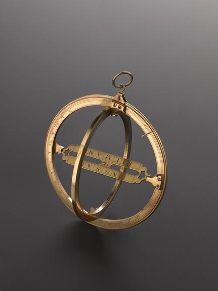 Universal equinoctial ring sun dial, 1710-1729