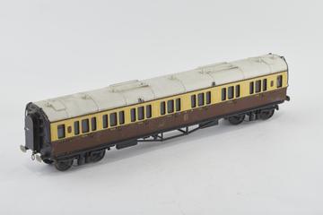 Model railway carriage O gauge, Great Western Railway