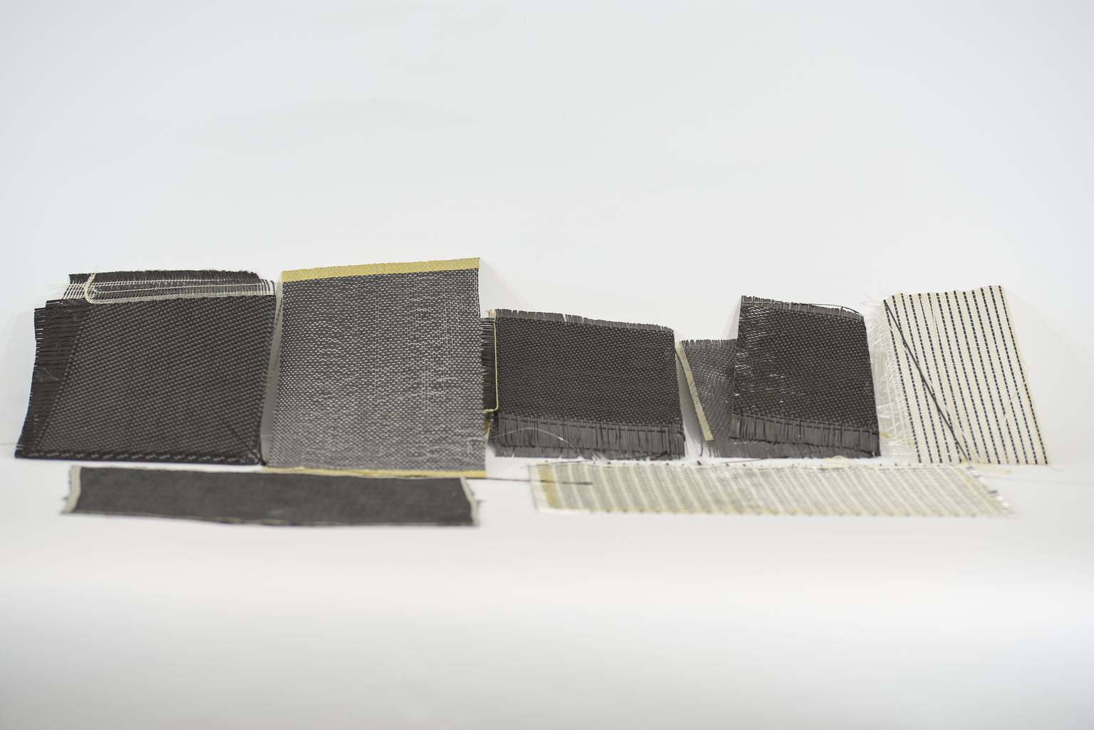 Samples of Carbon Fibre Fabric