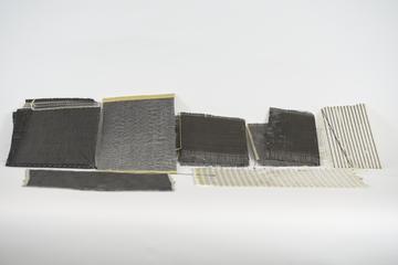 Samples of Carbon Fibre Fabric