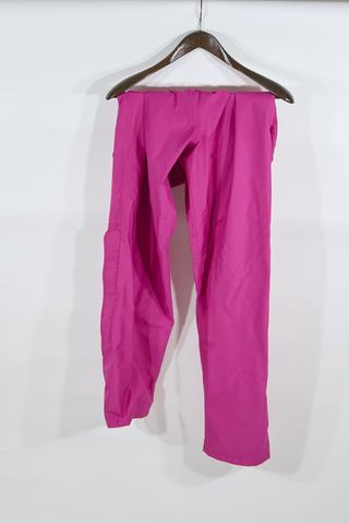 Karrimor waterproof trousers worn by Rebecca Stephens