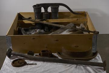 One small pallet of miscellaneous locomotive components from London & North Western Railway