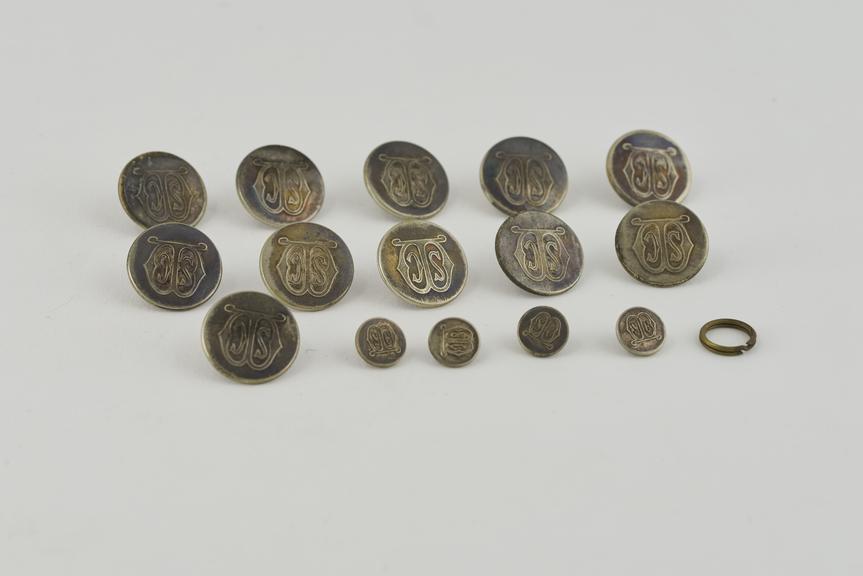 Buttons from a midwife's coat