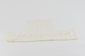 Nurses cap, dimity, woven flock, pleated