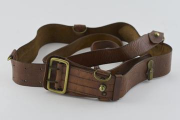 Leather holster belt from military (medical?) unif