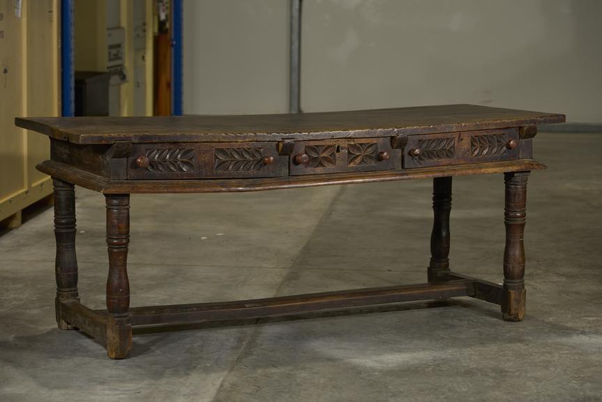 Table, Walnut and Oak