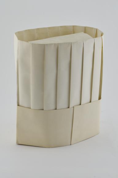 Chef's Paper Toque made by Pal Wear Disposables.