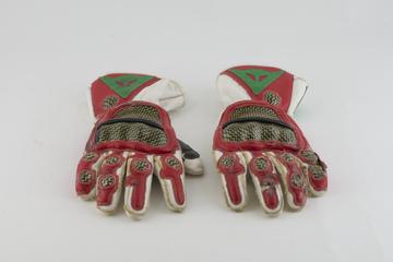 Motorcycle gloves that belonged to Carl Fogarty