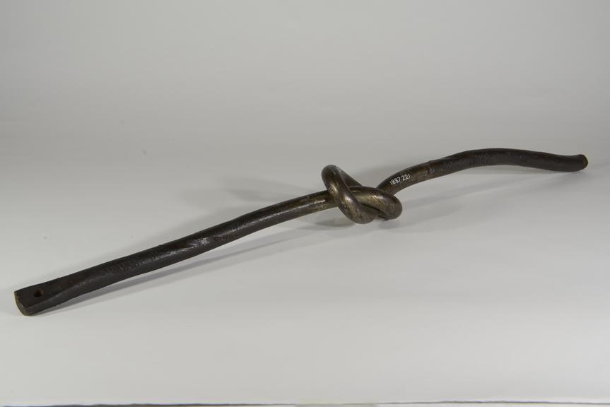 Specimen of steel produced by the Thomas-Gilchrist process, 1887