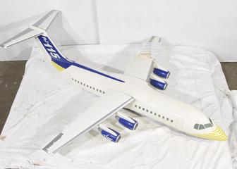 Promotional model of Avro RJ115 airliner