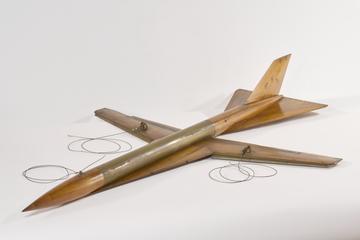 1/44th scale wind tunnel model of HS1033