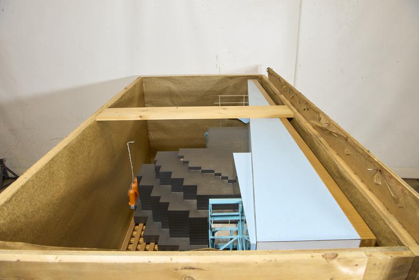 A model of a nuclear reactor designed by Enrico Fermi, 1942